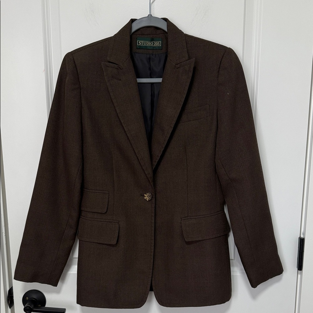 Studio 205 Women’s Dark Brown Sport Coat
